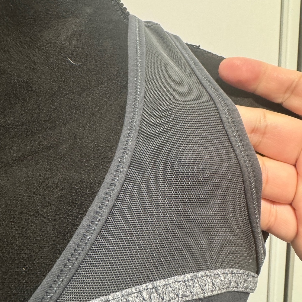 Lululemon Racerback Mesh Tank Top Grey - Picture 6 of 8